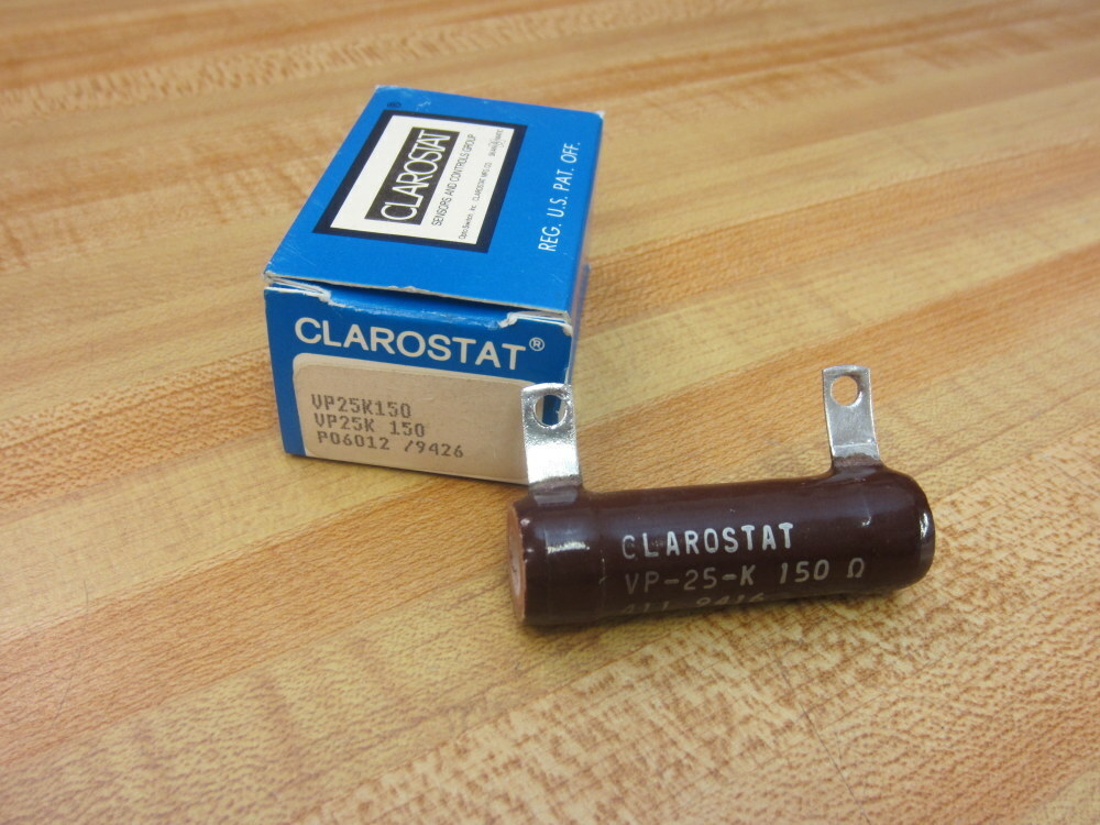 Clarostat VP-25-K-150 Wirewound Resistor VP25K150 (Pack of 3)