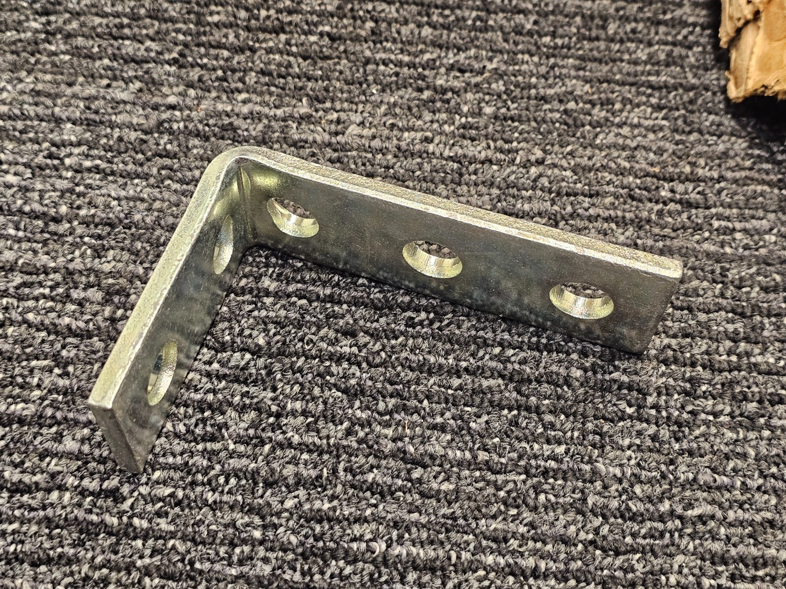 (QTY 10) Thomas & Betts B-917: Connector 5-Hole Angle Length 4-1/2 Inches Length