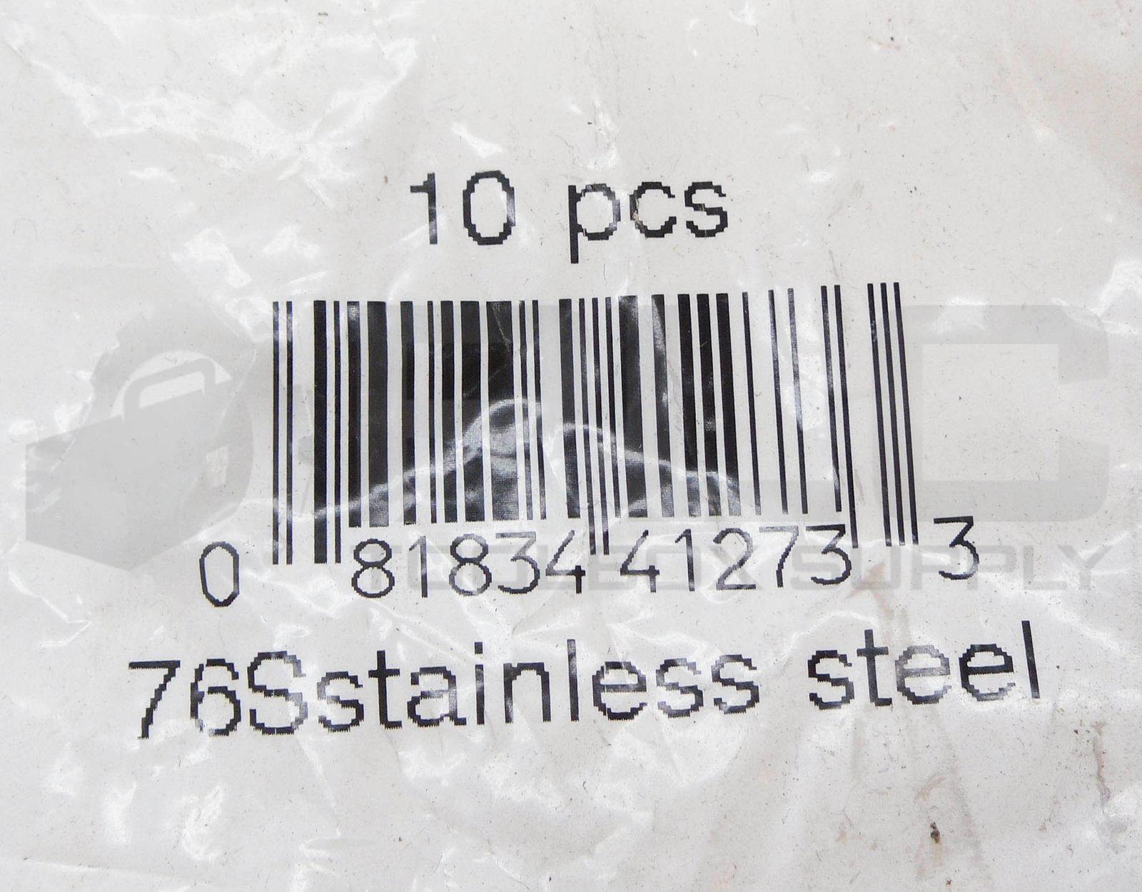 LOT OF 6 SEALED NEW C.H. HANSON 76S STAINLESS STEEL BLANK ID TAG 1″ X 2″