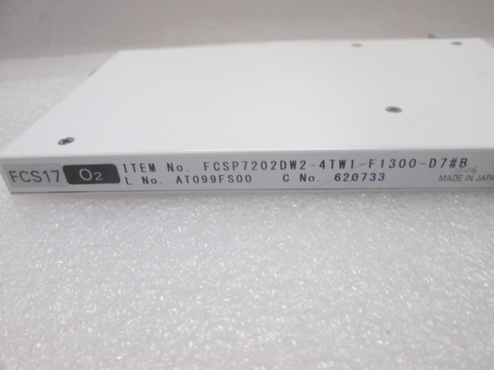 FUJIKIN P7000D FLOW CONTROLLER FCSP7202DW2-4TW1-F1300-D7#A