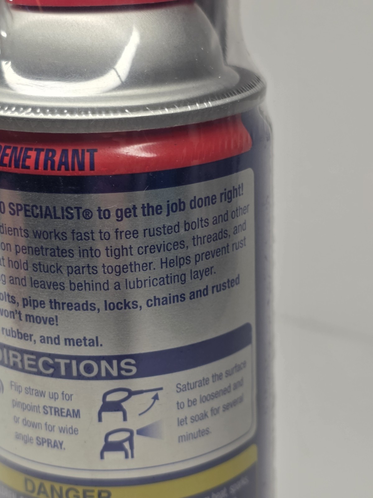 WD-40 Specialist Penetrant with Smart Straw, 11 oz (Single), Silver