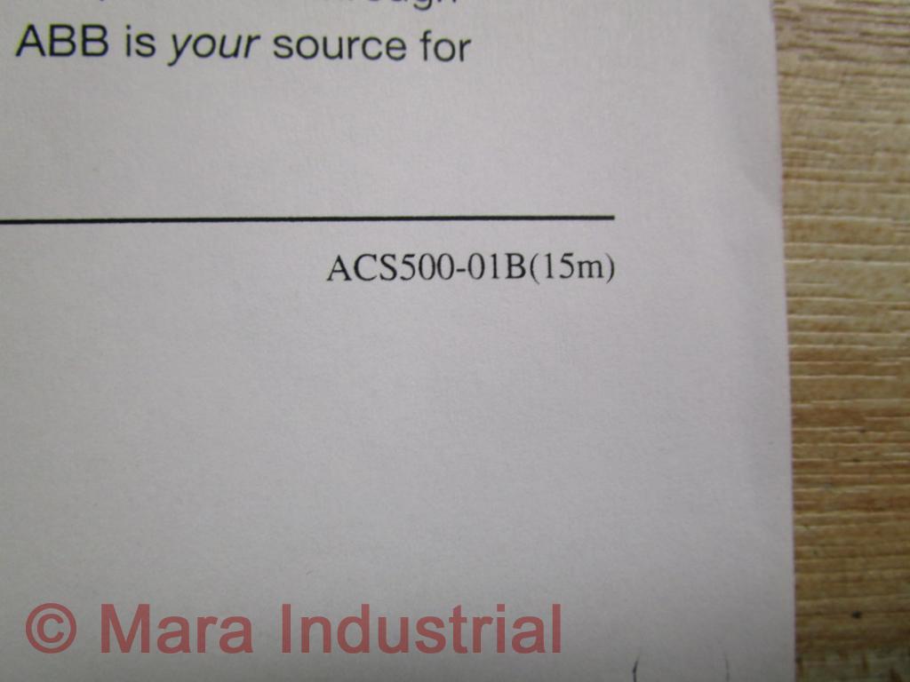 ABB ACS500-01B Instruction Manual For ACS 500