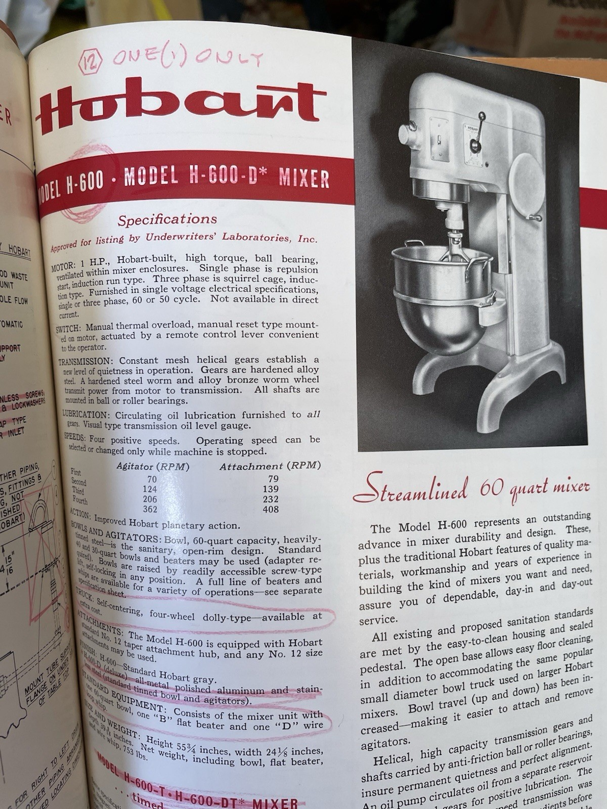 1950’S Commercial Kitchen Equipment brochures 20+ pages North Senior HS MA MCM