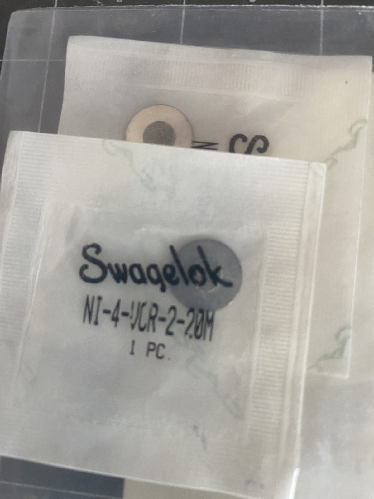Swagelok Filter Gasket 20 Micron PN: NI-4-VCR-2-20M MRC 5110410