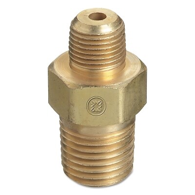 Brass Pipe Thread Reducer Bushing 1/2″ NPT to 1/4″ NPT B-8-4HP