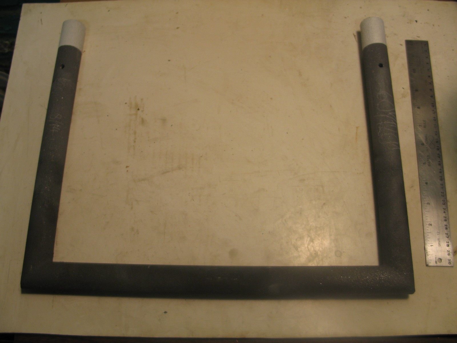 NEW SANDVIK GLOBAR “B” 340 X 430MM OD 1600C SiC HEATING ELEMENT P4376