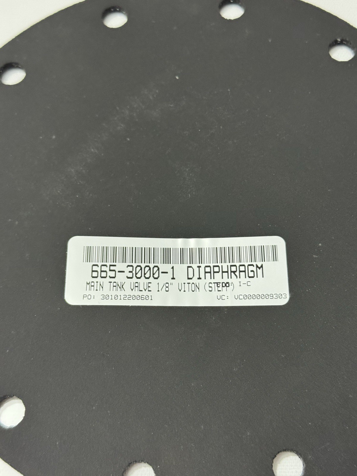 665-3000-1 Diaphragm – Main Tank Valve 1/8″ Viton (Replacement Part)