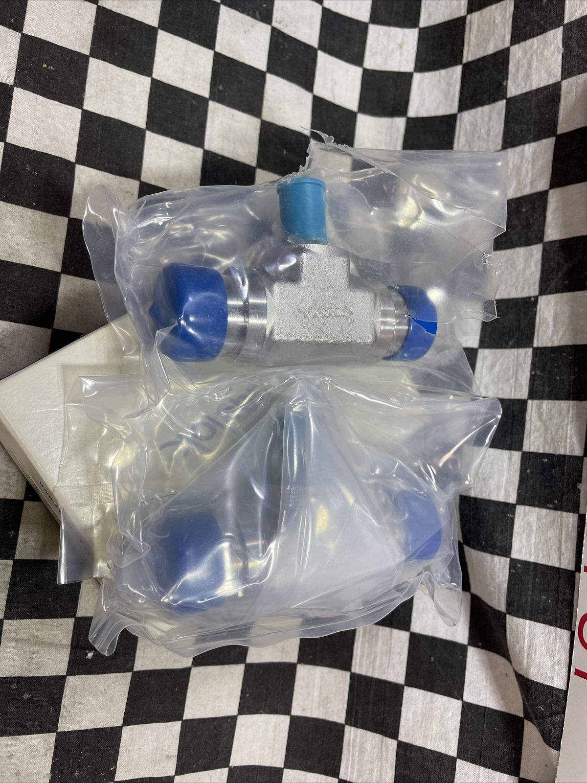 SWAGELOK TEE REDUCER UNION, 316L-16TB7-3-16-8P, 316L16TB73168P, LOT OF 2 #103M8