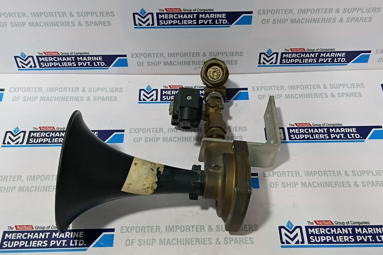 Kockum Sonics Tyfon MKT 75/660 Sweden AirHorn with Solenoid Valve