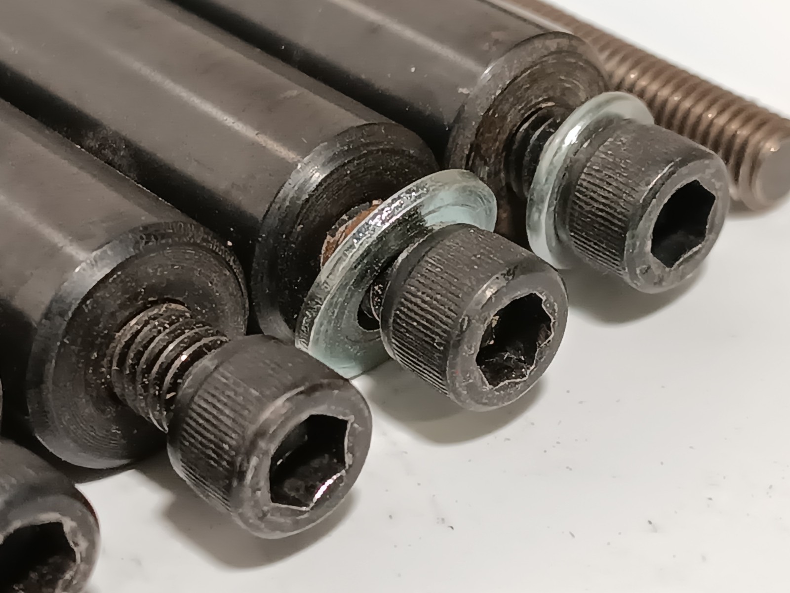 DTP 40 pusher rods for packaging machine, lot of 10steel shafts as shown