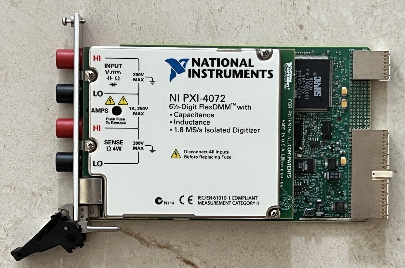 National Instruments NI PXI-4072 6-1/2 Digital MultiMeter DMM