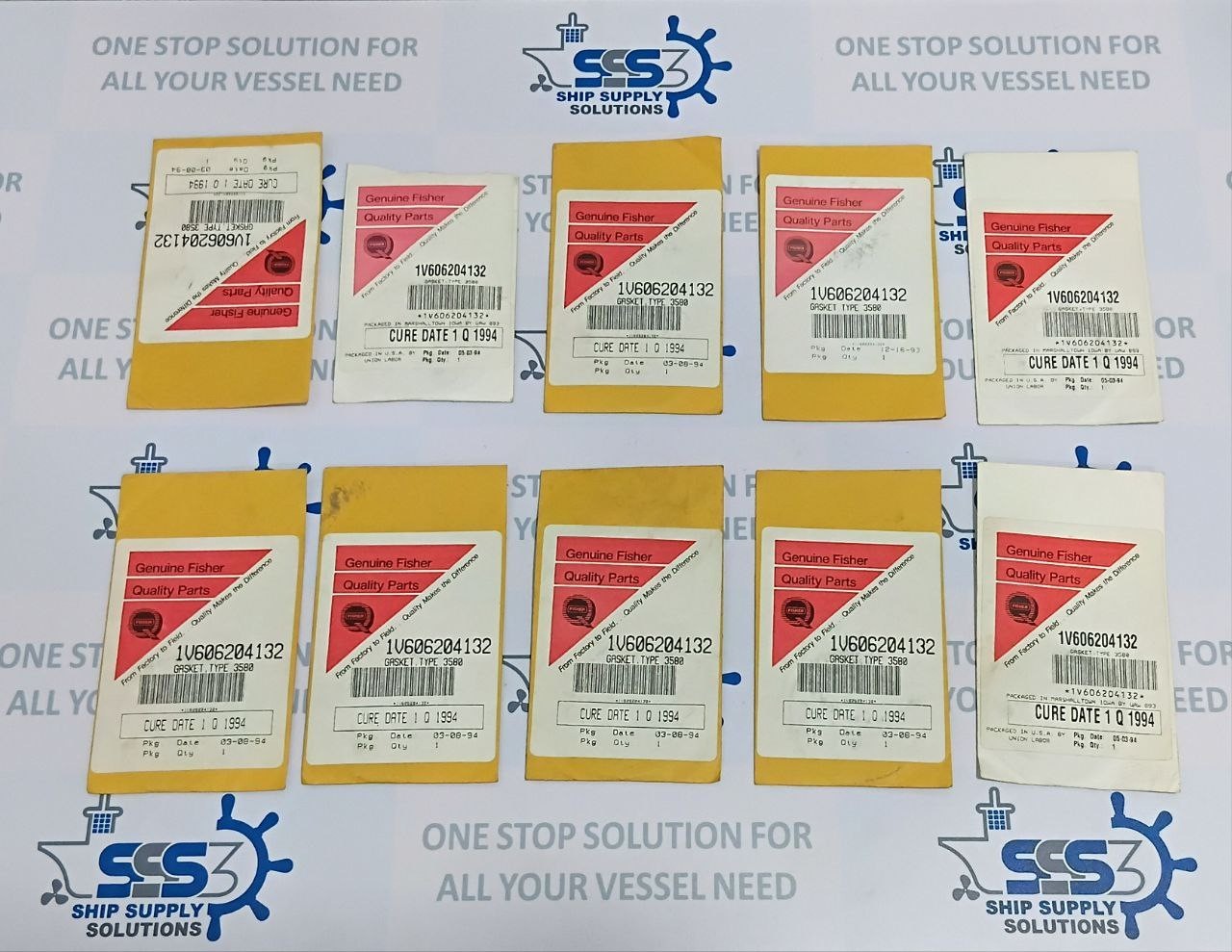 Genuine Fisher 1V606204132 Gasket Type 3580 (Lot of 10Pcs)
