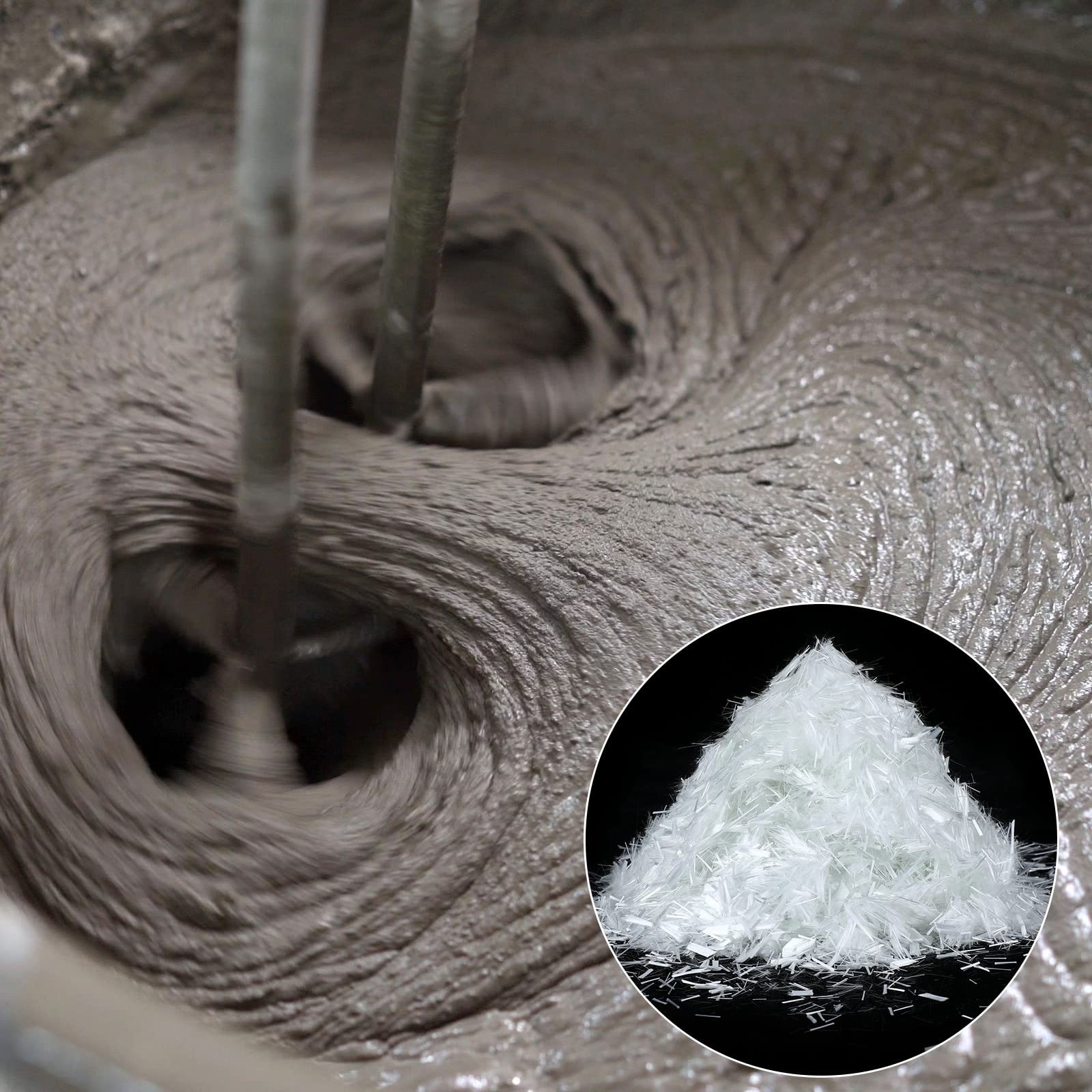 Marsui 10 lb 3/4” (19 mm) Fiberglass for Concrete Cement Mortar Mix, Reinfor…