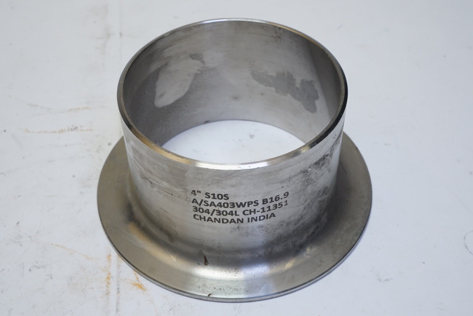 New Viraj 4″ S10S A/SA403 Wps B16.9 304/304L CH-11351 Stub End Fitting ShipsFREE