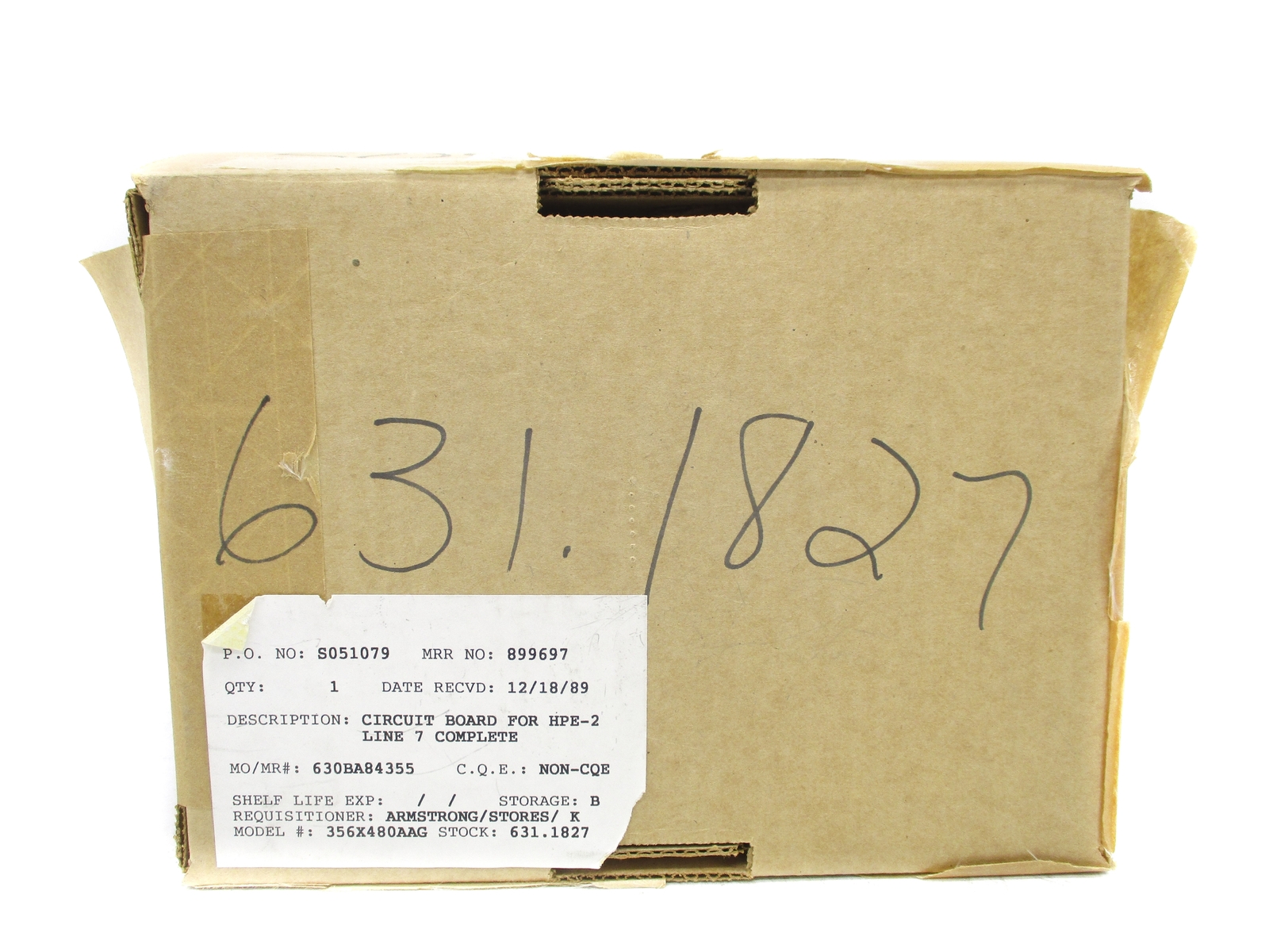GENERAL ELECTRIC 356X480AAG02 NSMP