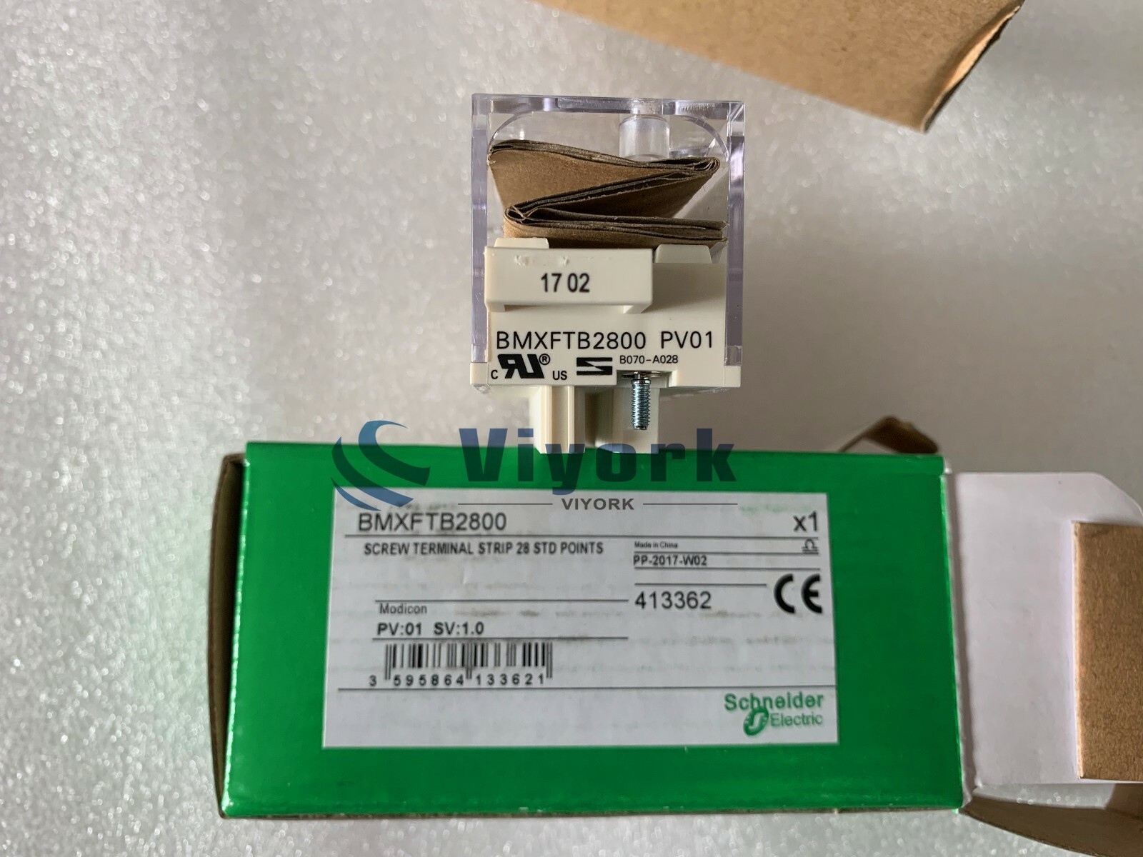 Schneider MODICON BMXFTB2800 SCREW TERMINAL STRIP 28 STD. POINTS NEW