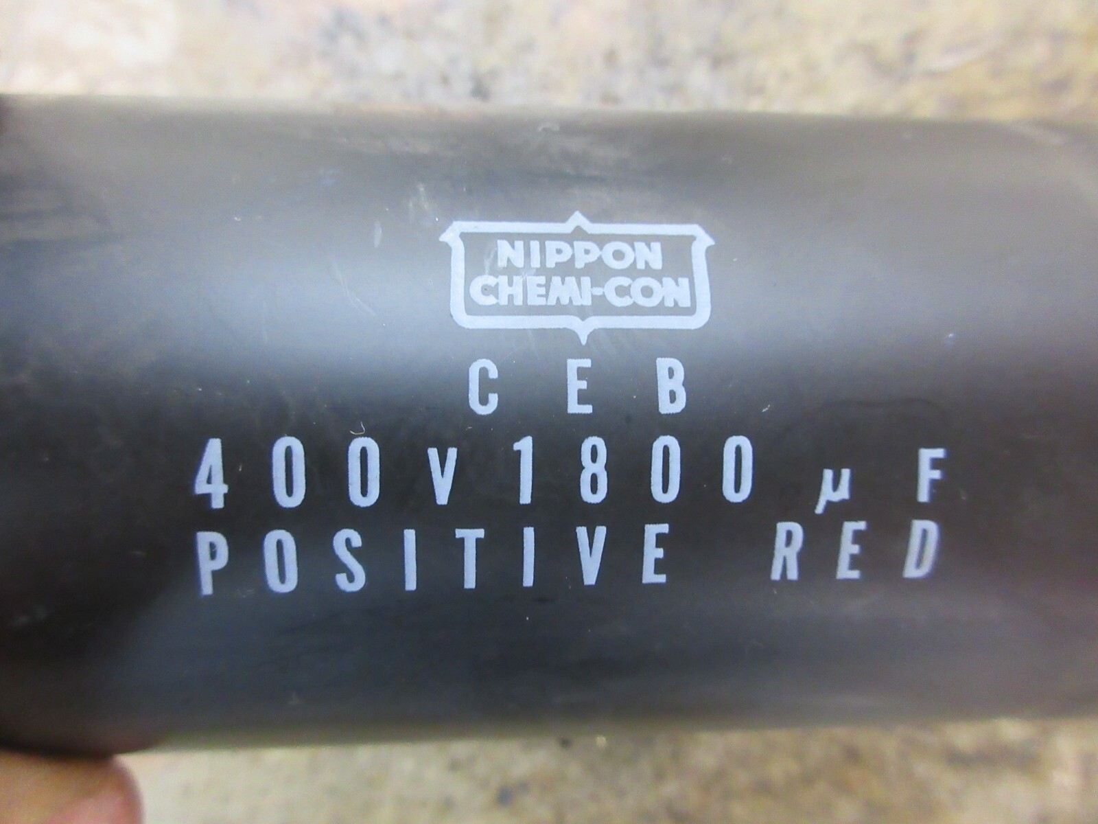 NIPPON CHEMI CON CEP 400V1800UF CAPACITOR