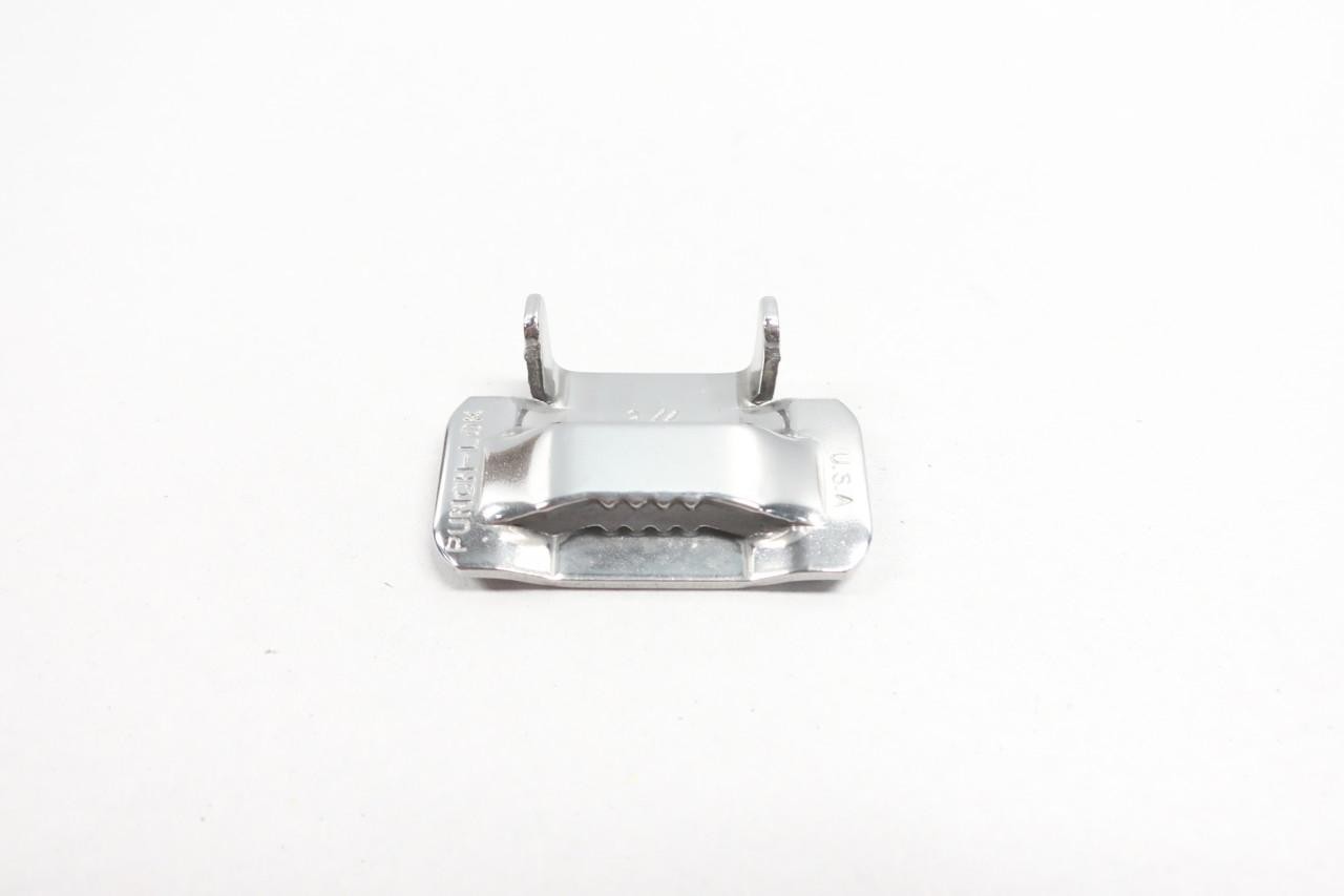 Box Of 100 Punch-lok PB-256 Stainless Buckle 3/4in