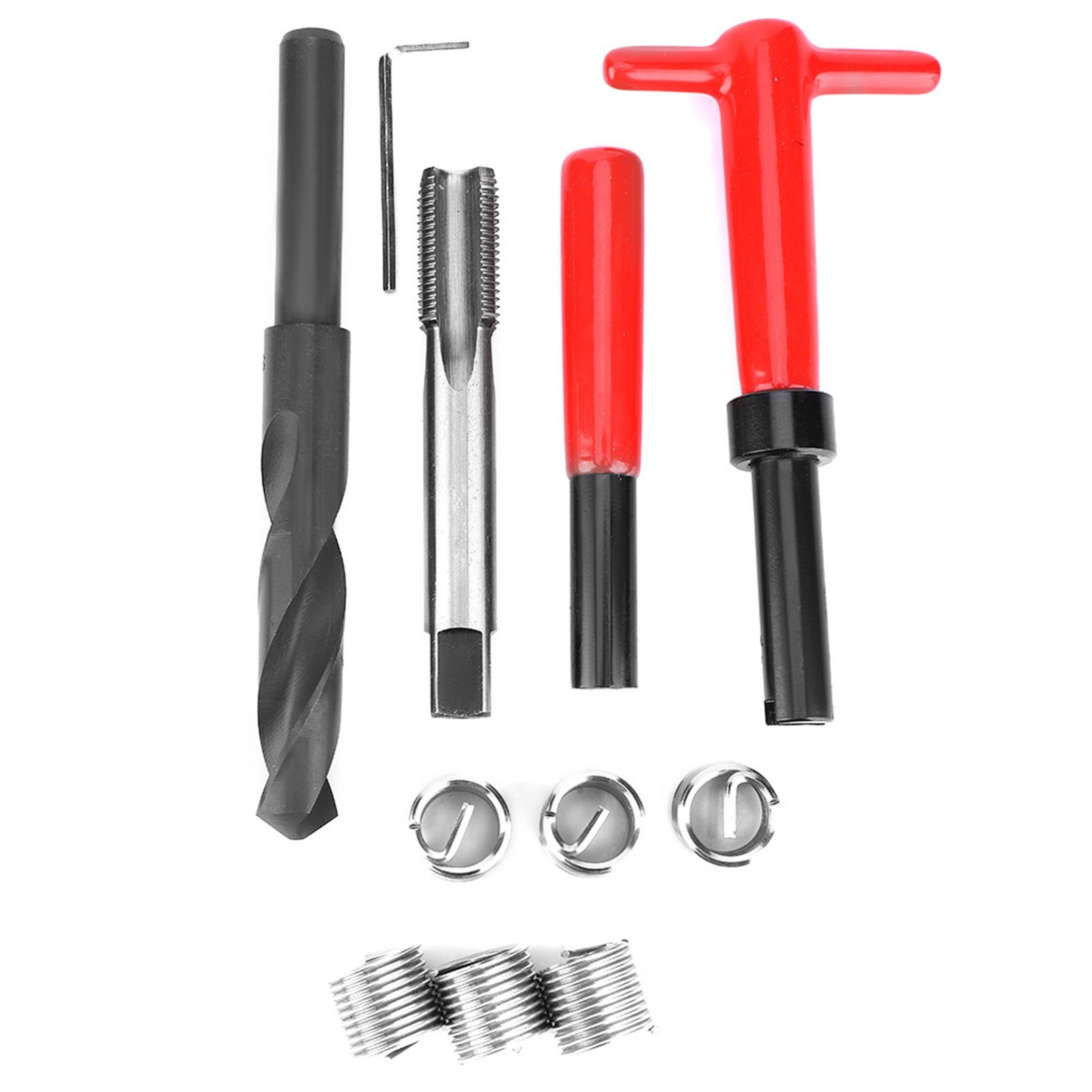 11Pcs Thread Repair Kit Durable Tap Insertion Tool For Auto Parts Stainless NEW