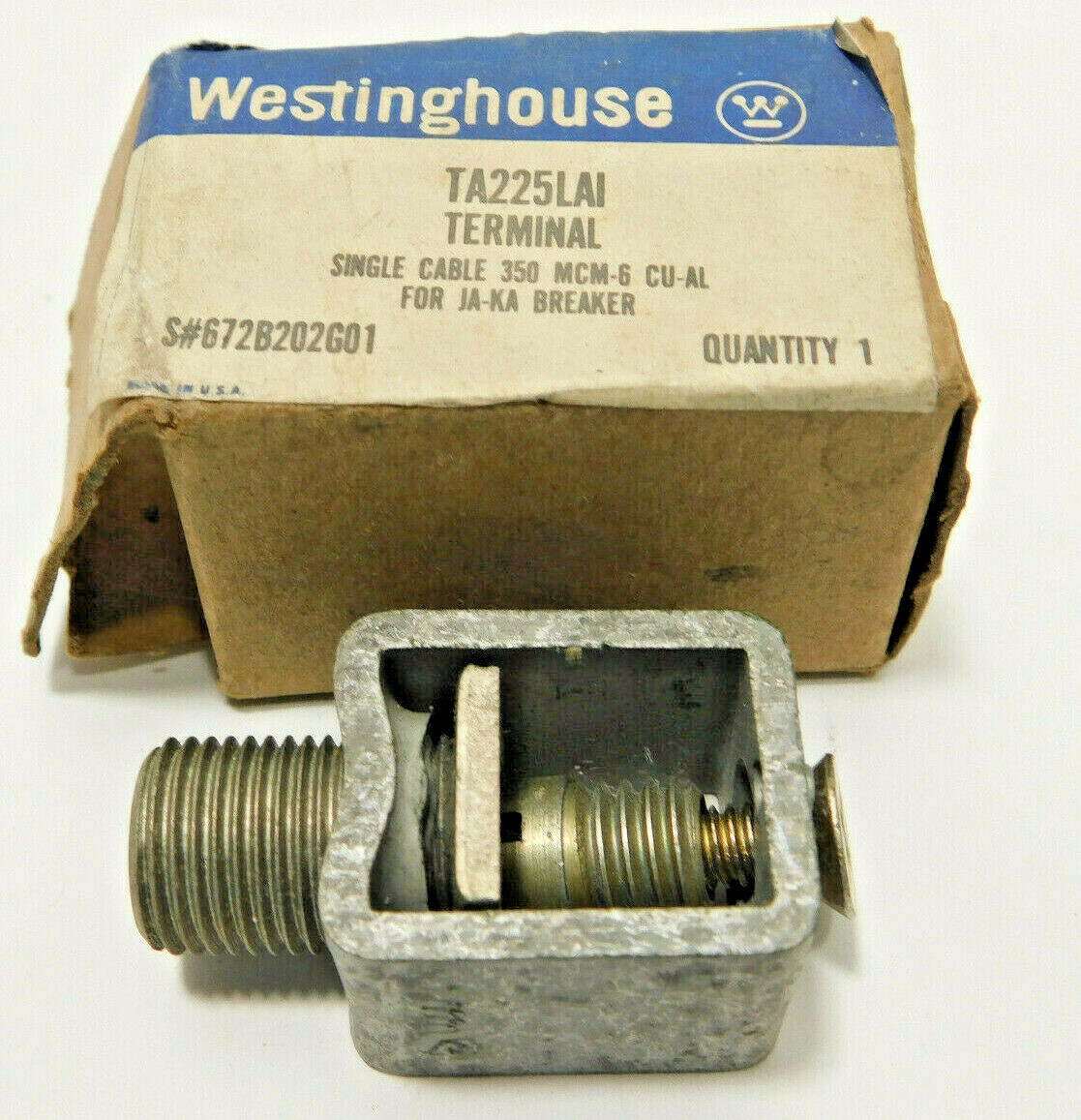 Westinghoue Terminal TA225LAI Single Cable 350 MCM-6 CU-AL For JA-KA Breaker