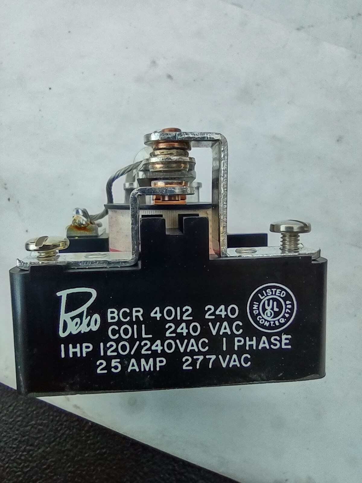 BEKO BCR-4012-240 SPDT-240VAC GENERAL PURPOSE RELAY