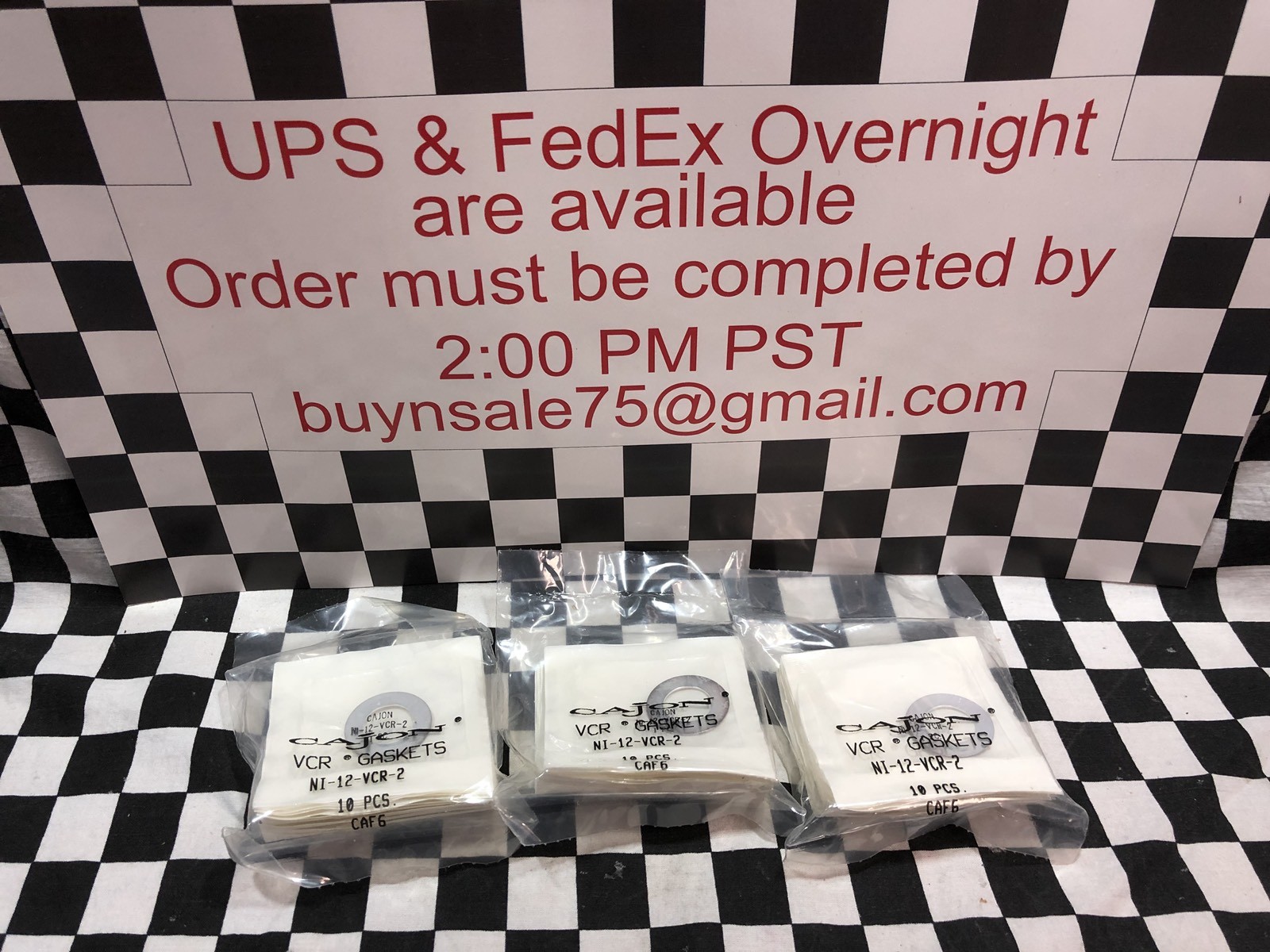 LOT OF 30, CAJON Nickel VCR Face Seal Fitting 3/4″, NI-12-VCR-2, #1175P6