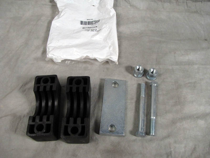 Behringer R8HZ61900-PP Heavy Series 1-1/2″ P Zinc Plated Pipe Clamp Kit NEW
