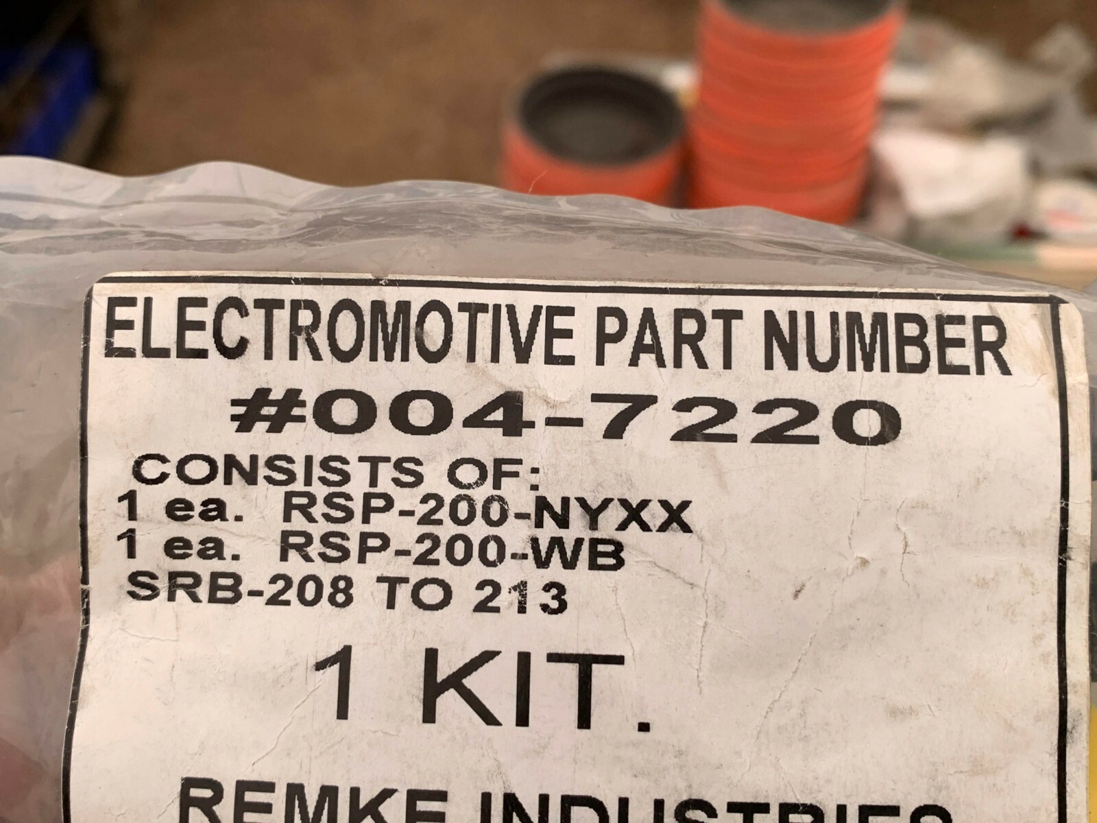 Remke Kit w/ RSP-200-NYXX RSP-200-WB SRB-208 to 213 P/N 004-7220 (Lot of 2)