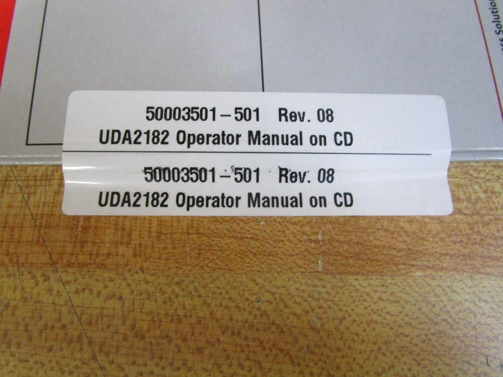 Honeywell 50003501-501 Field Solutions Manual On CD UDA2182