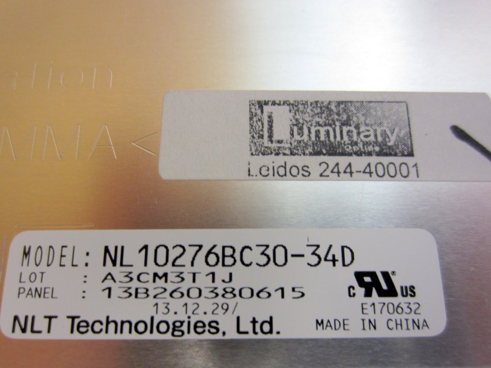 NLT Technologies NL10276BC30-34D 3M 15″ LCD Display Panel NL10276BC3034D