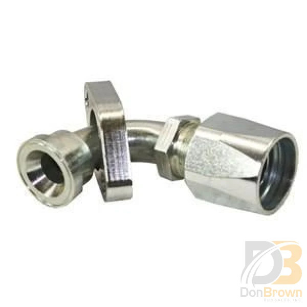 Fitting, 90 degrees, #16 Bock Flange Connection x #20 Hose, Re-usable 313632