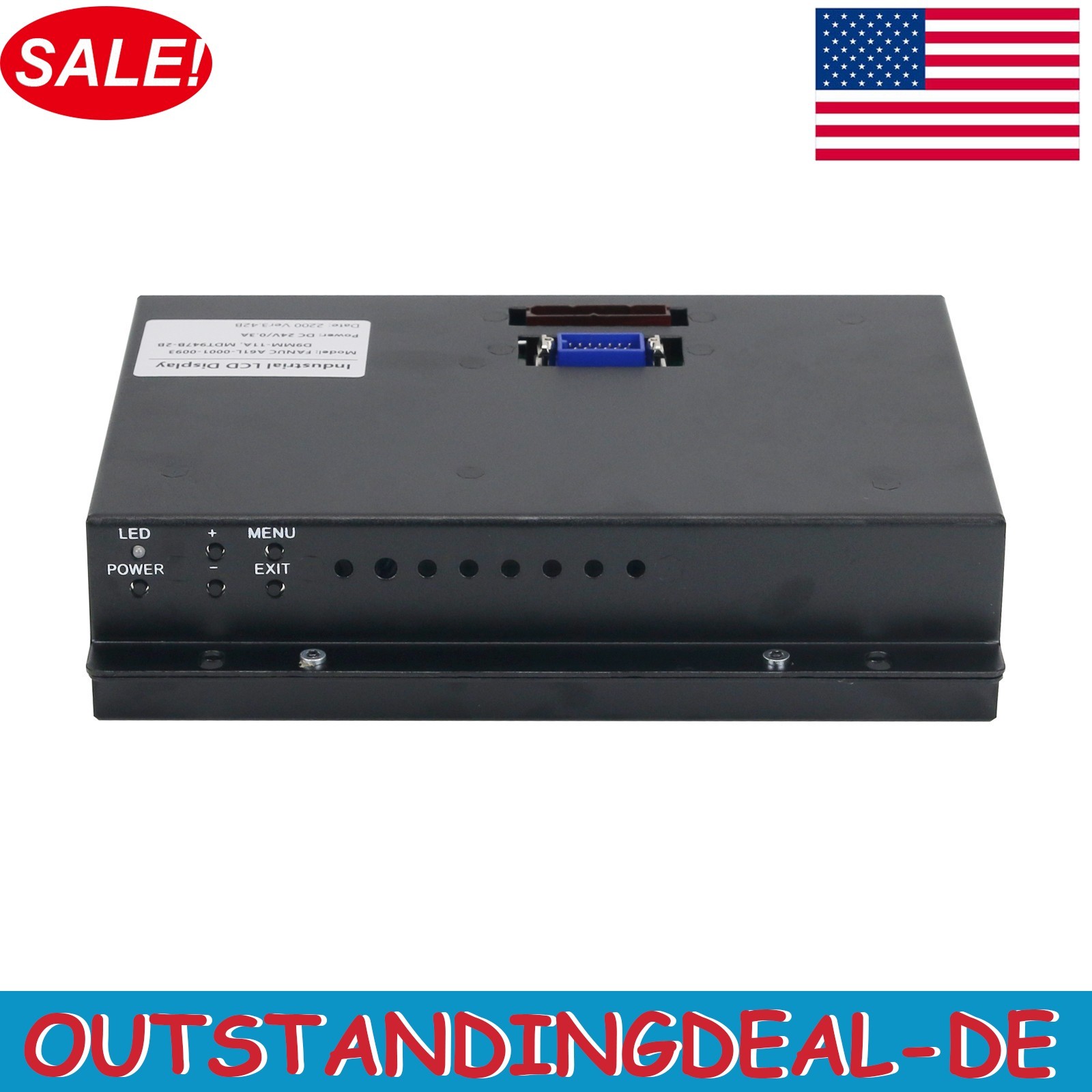 A61L-0001-0093 D9MM-11A 9″ LCD Monitor Replacement for FANUC CNC System CRT US&