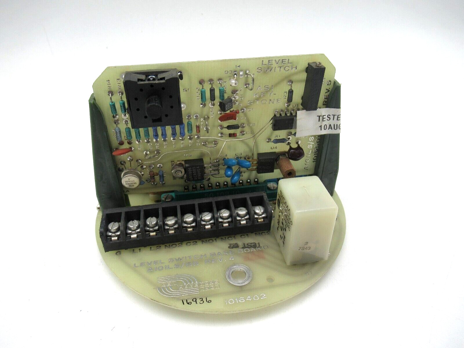 ASI Keystone A101LS/BB REV 4 Level Switch Base Board TESTED FACTORY REFURBISHED