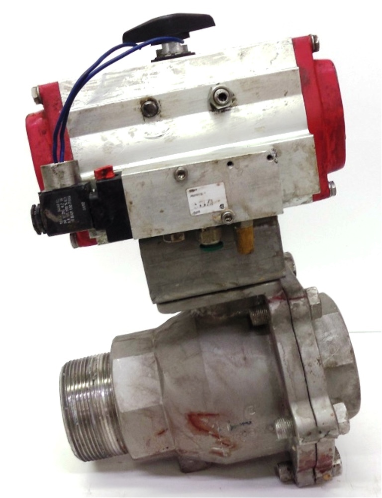 BRAY CONTROLS ELECTRONIC ACTUATOR, FLOW-TEK 3″ STAINLESS STEEL VALVE, FS85
