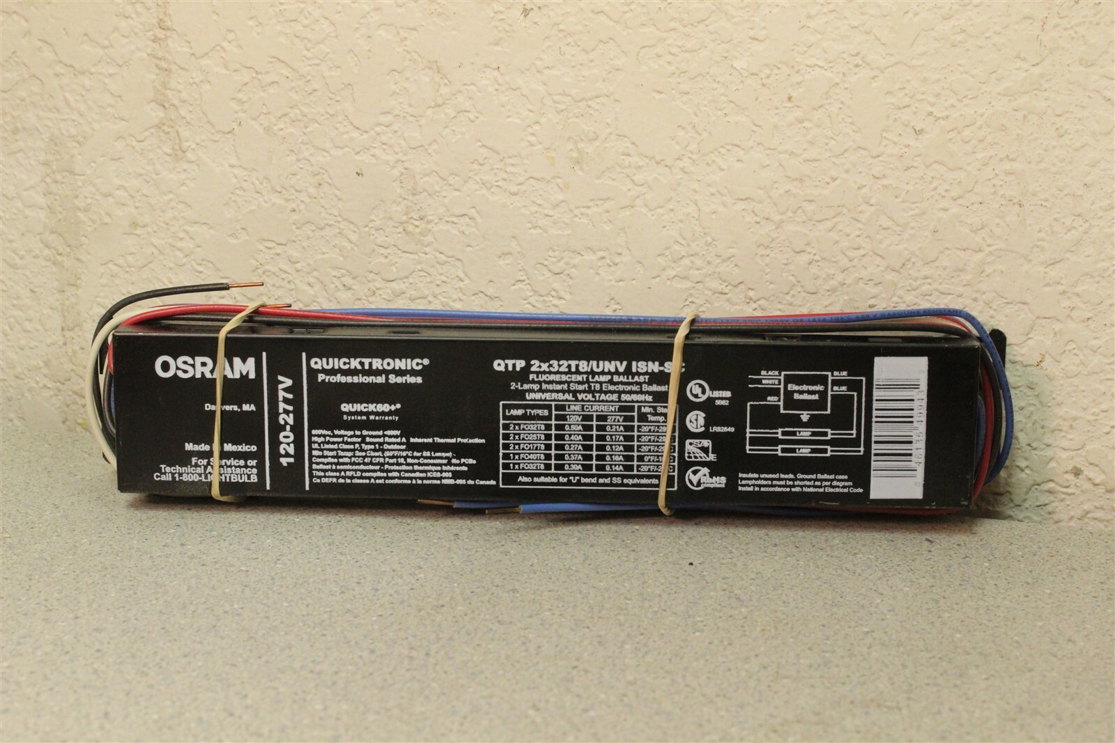 NEW Osram QTP2X32T8/UNV ISN-SC *FREE SHIPPING*