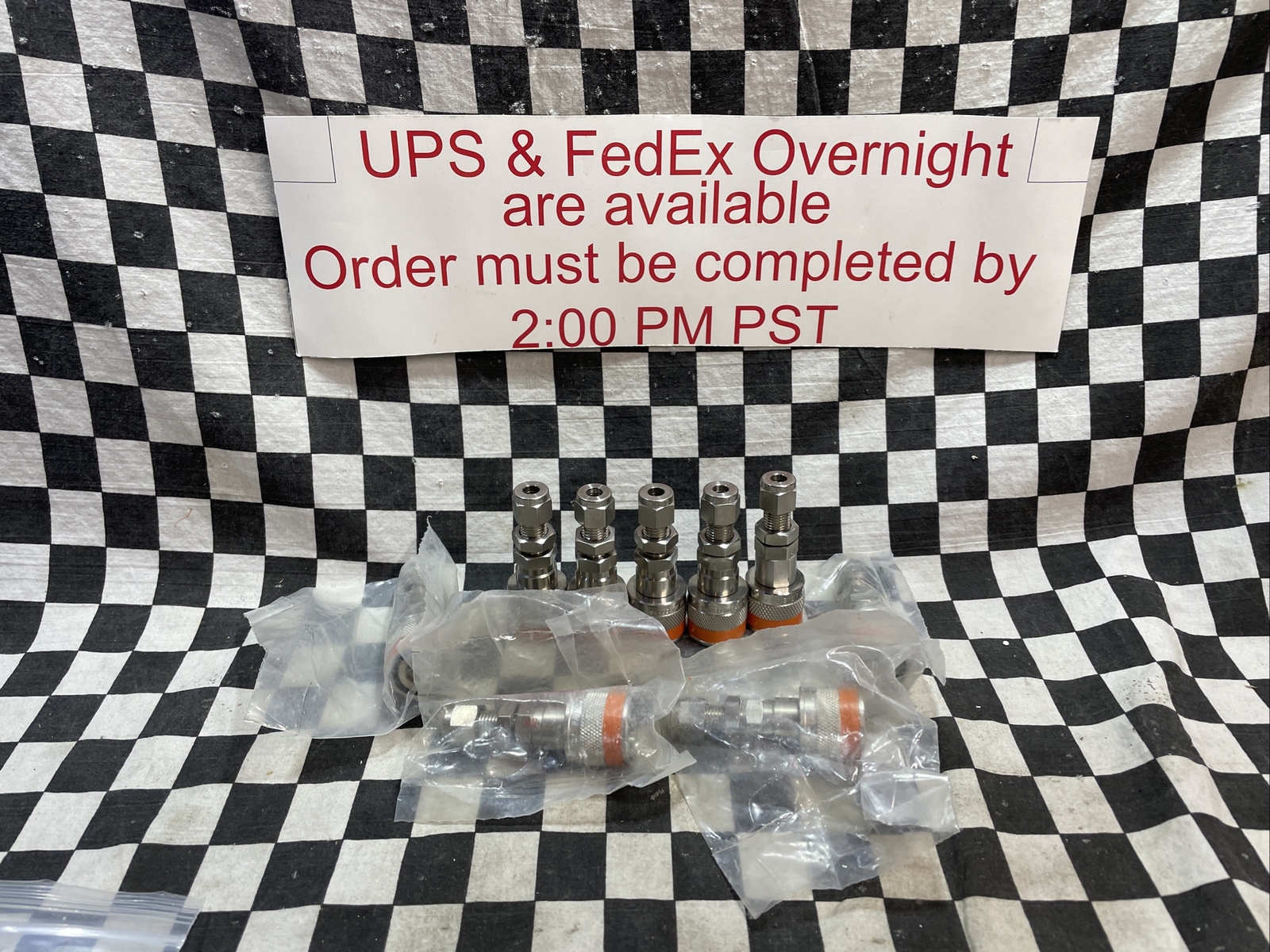 SWAGELOK SS-QC4-B1-400K2, Quick Connect Orange Key 1/4″ , LOT OF 9 #1181W6