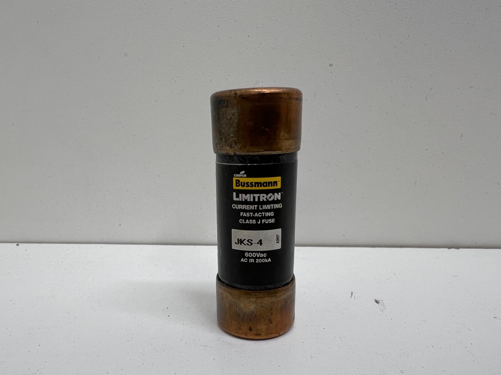NEW OLD STOCK! BUSSMANN LIMITRON 4A 600VAC CLASS J FUSE JKS-4