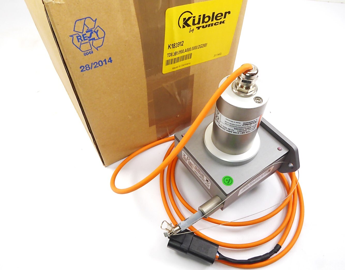 Turck K183912 Kubler TD8.3B1.0100.A000.0000.DG2981 Linear Pos Dev NEW IN BOX