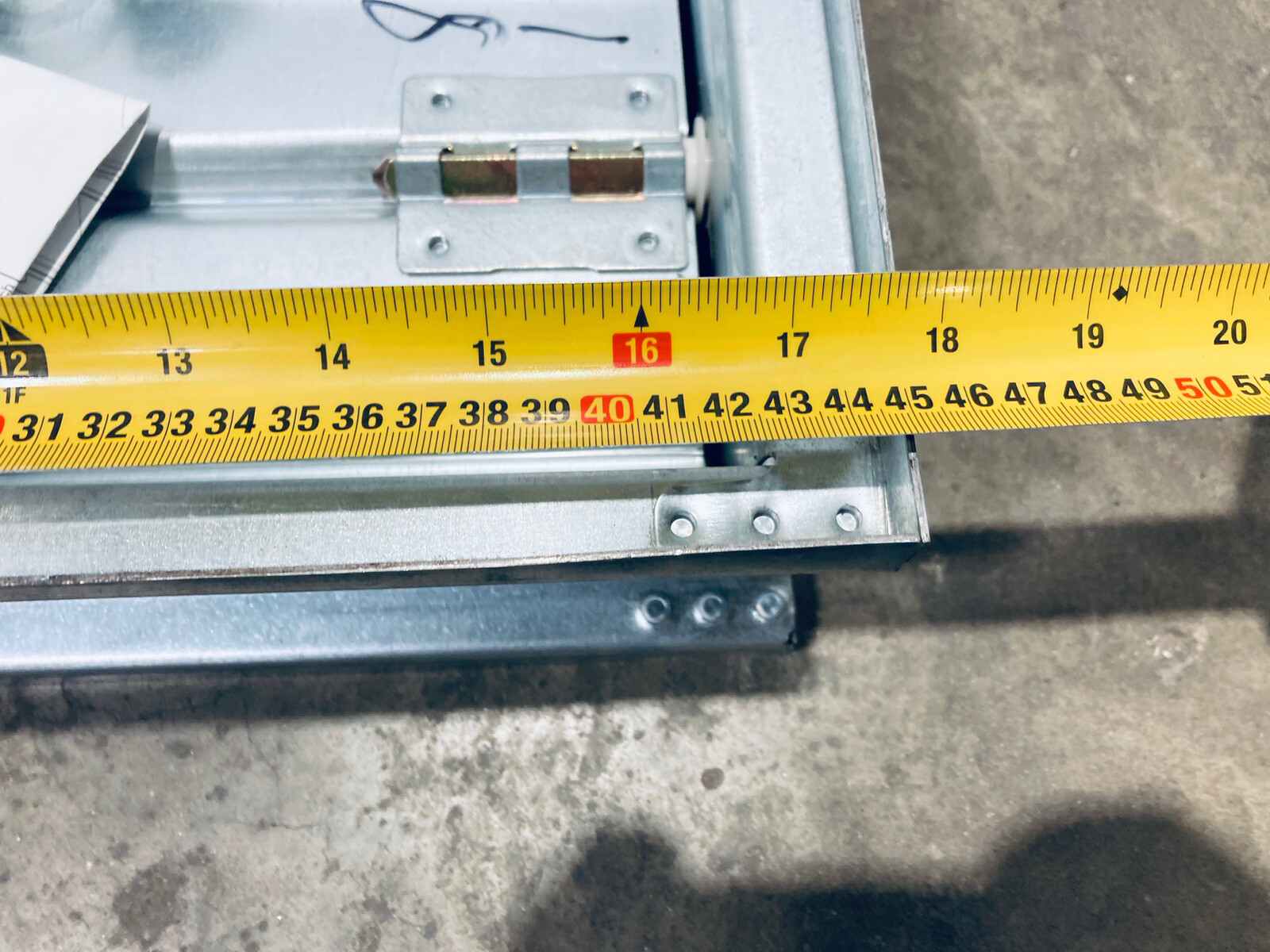 UNUSED GREENHECK MBD-15 GALVANIZED MANUAL BALANCING DAMPER 18″X32″ MULTI-BLADE