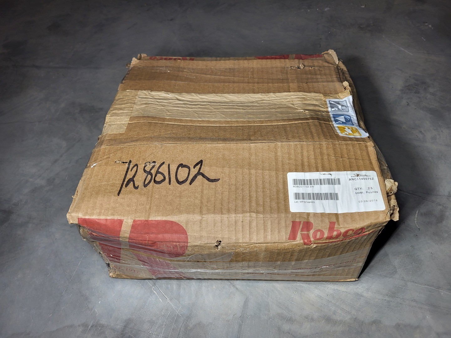SURPLUS NEW Robco ANC1140075Z 3/4″ Braided Packing 1140 GFO for Knife Gate Valve