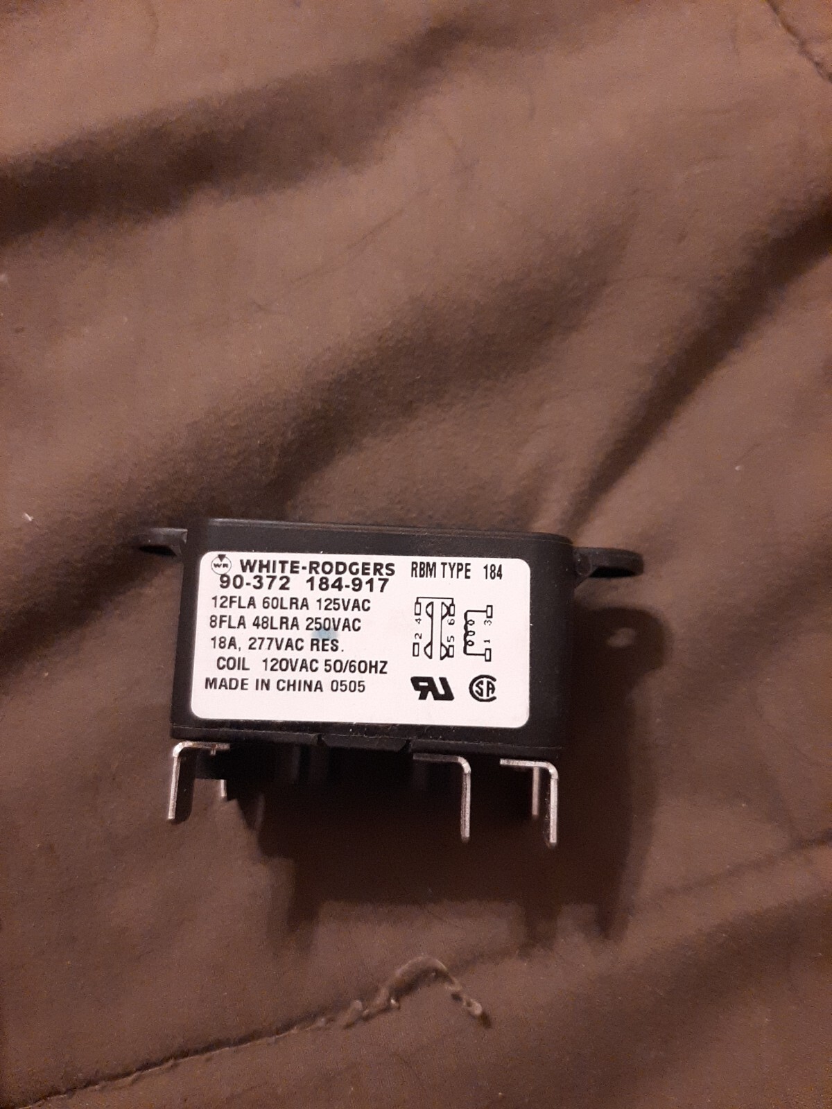 White Rodgers RBM-184 Relay 90-372 184-917