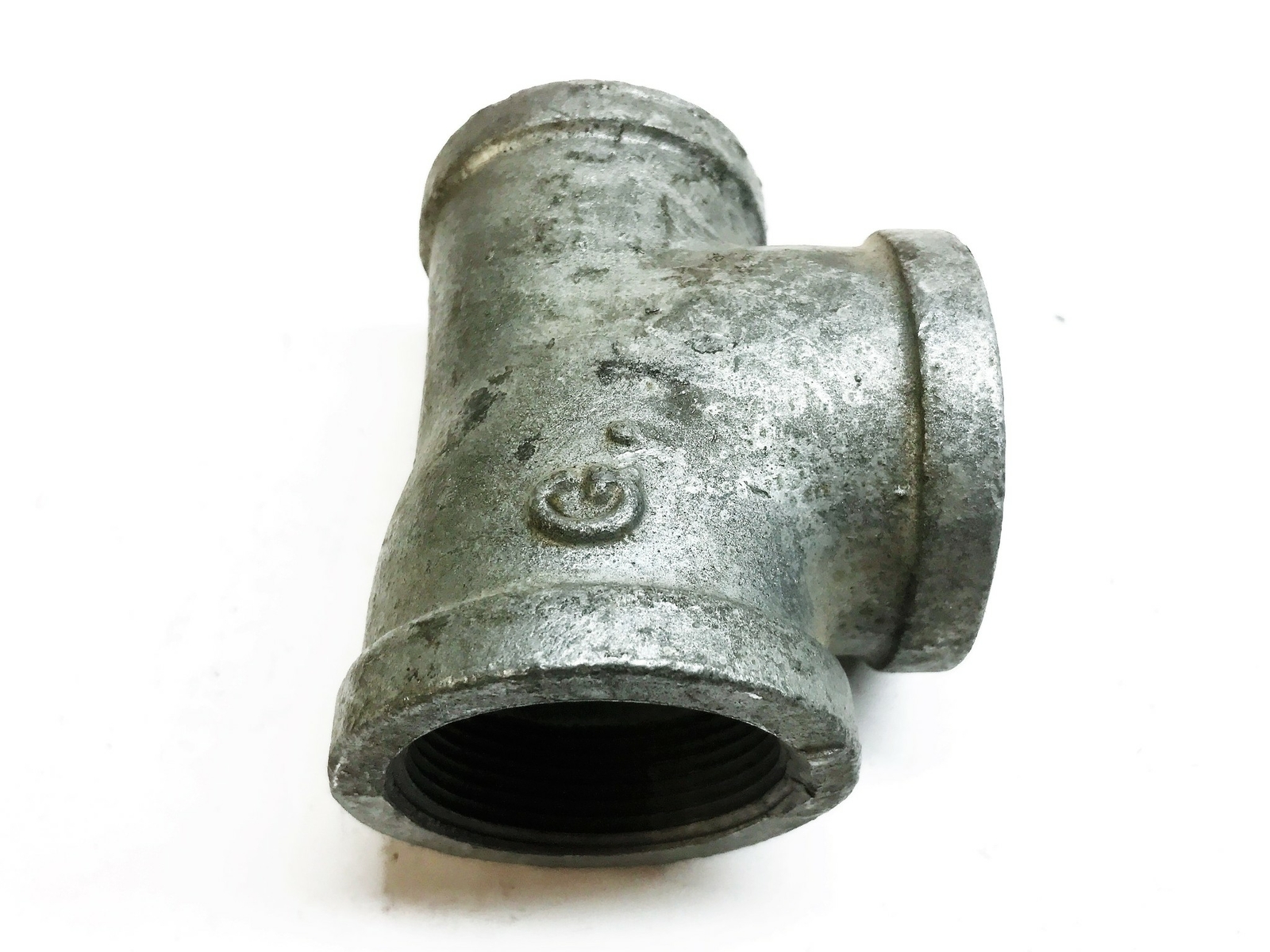 Unbranded Galvanized 1-3/4″ F x 1-3/4″ F x 1-1/2″ F Tee Coupling [Lot of 2] NOS