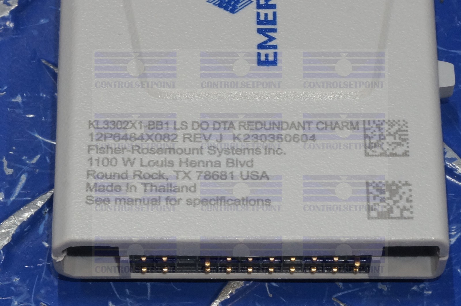 EMERSON DELTAV KL3302X1-BB1 LS DO 24V CHARMS KL3302X1BB1 12P6484 SS4302T01