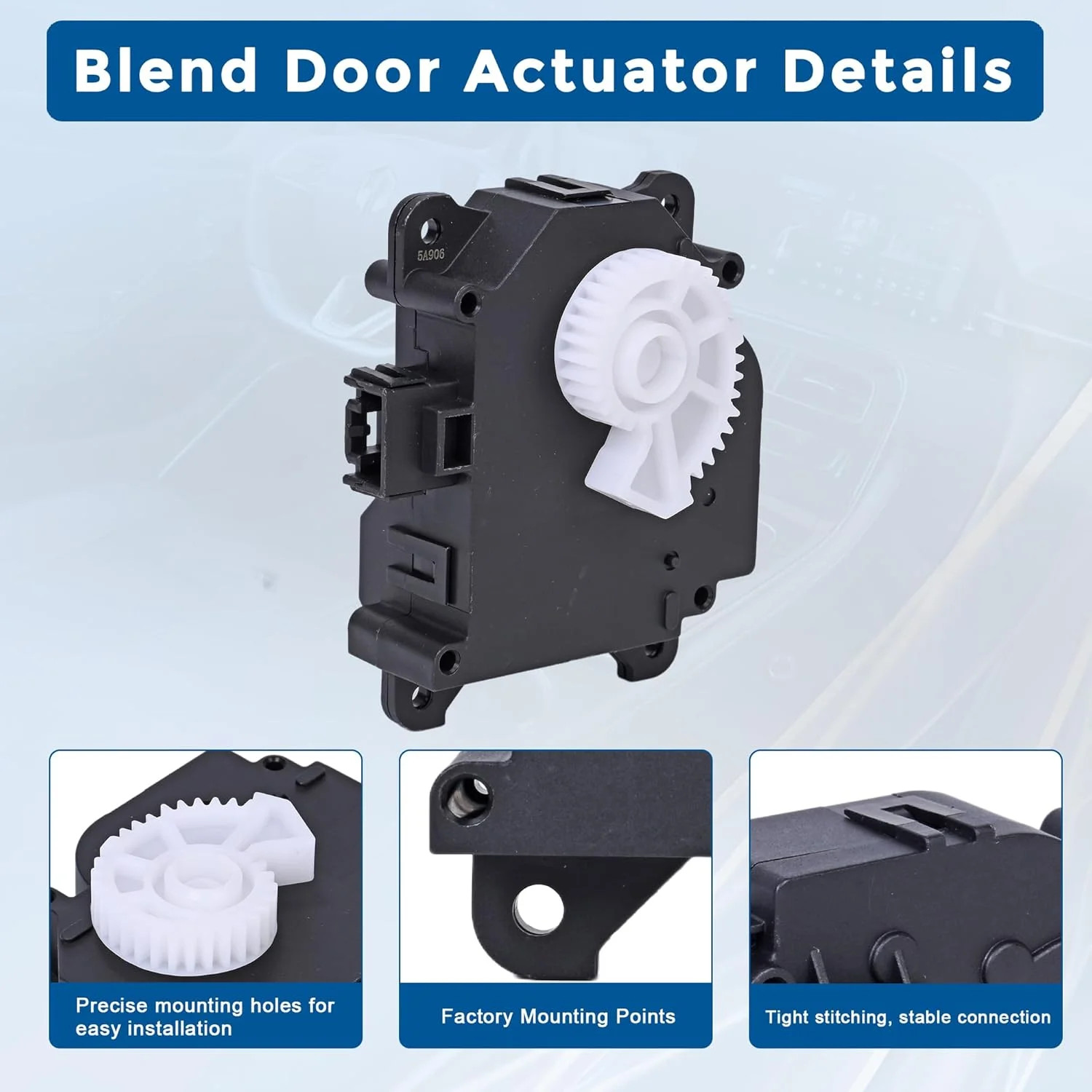 604-906 HVAC Blend Actuator Compatible with Toyota Camry 2007-2017 Avalon 2005-2