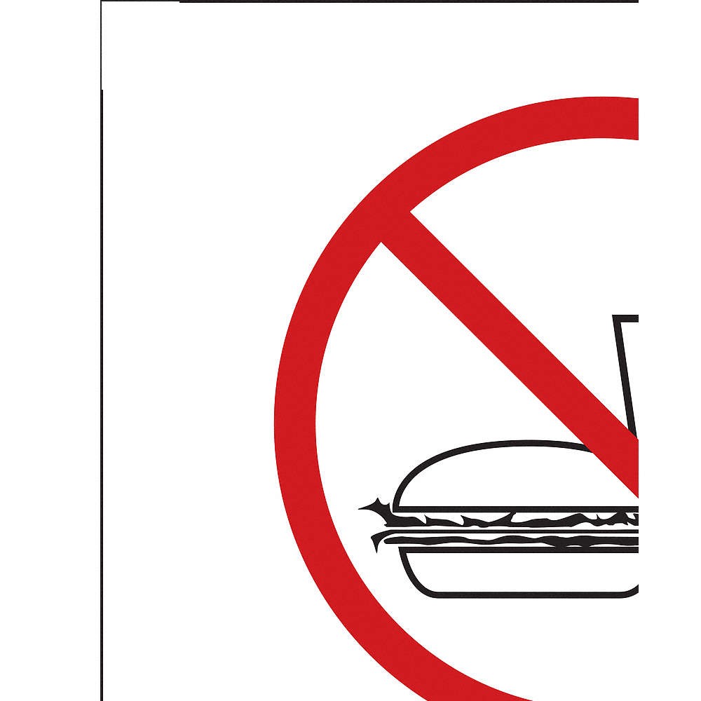 CONDOR Safety Sign,7 in x 5 in,Vinyl 468J58