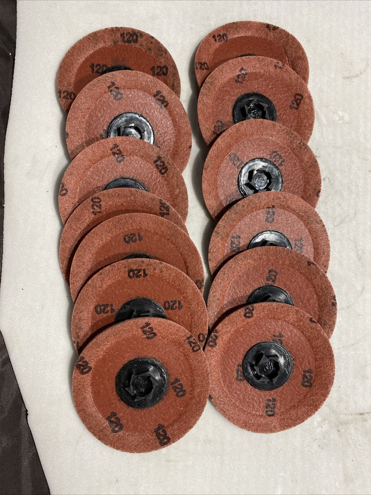 3” Disk Abrasives, Norton TY Power-lock Type-1, 120-Grit