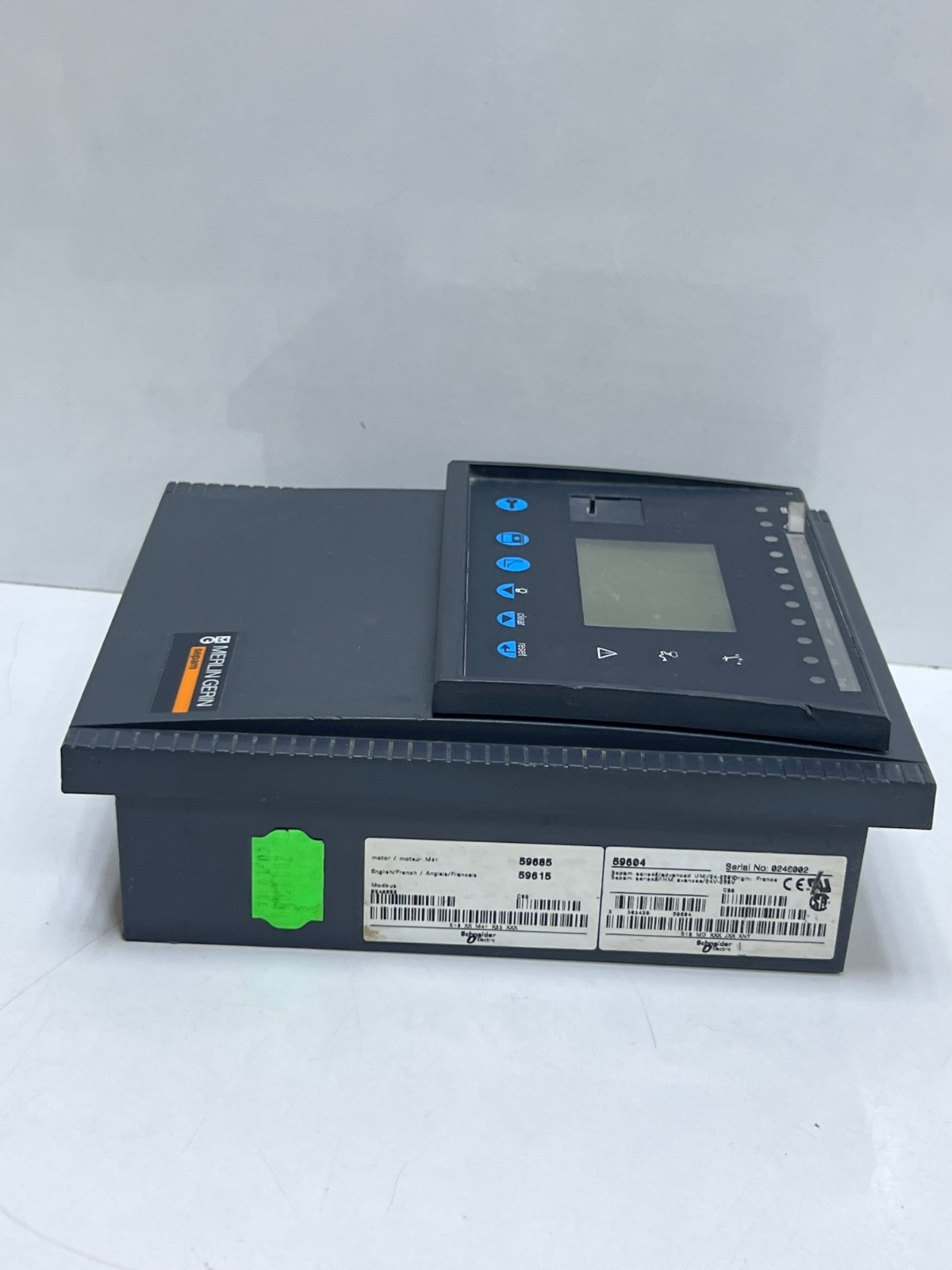 SCHNEIDER Merlin Gerin SEPAM 59604 S10MD XXX JXX XNT (For Parts)