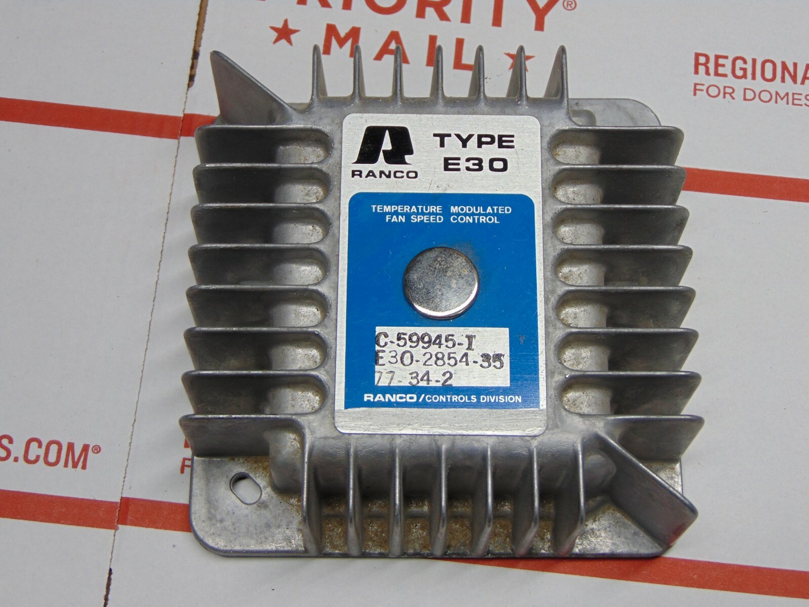 NEW RANCO E30 TEMPERATURE MODULATED FAN SPEED CONTROL no cord