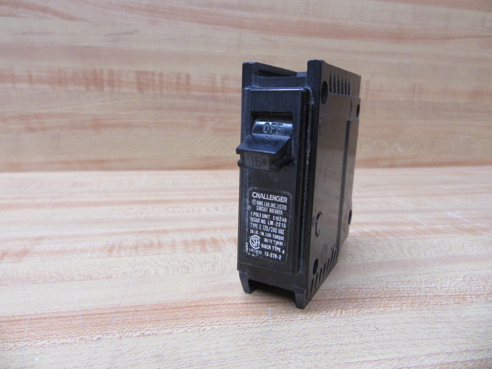 Challenger E16248 Sylvania 15Amp Circuit Breaker