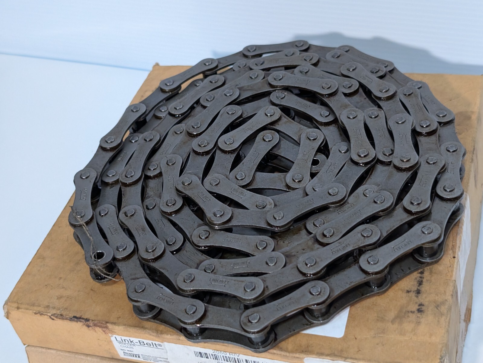 Rexnord C2050R10BX Link-Belt Roller Chain, Riveted, 10ft, 96 Pitches